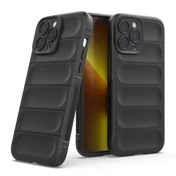 Funda de silicona a prueba de golpes para iPhone 14, 15, 13, 12, 11 Pro Max, 7, 8 Plus, SE 2020, 3 X, XR, XSMax, parachoques de Gel de goma suave, cubierta trasera completa