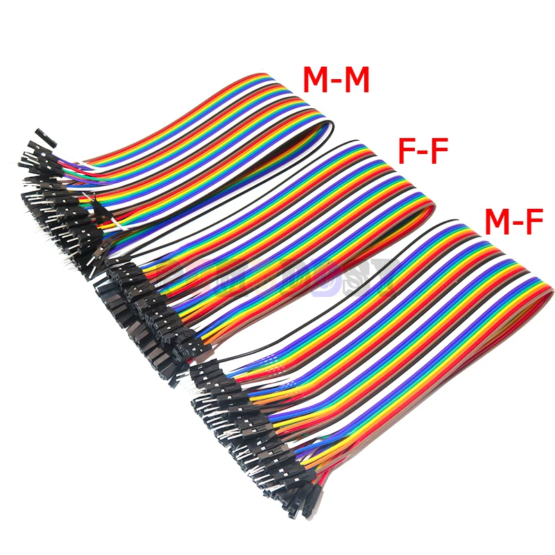 40/120pcs 40PIN 20CM Dupont Lijn Man Op Man + Vrouw En Vrouw-vrouw Jumper Dupont draad Kabel Voor Arduino DIY KIT IBUW