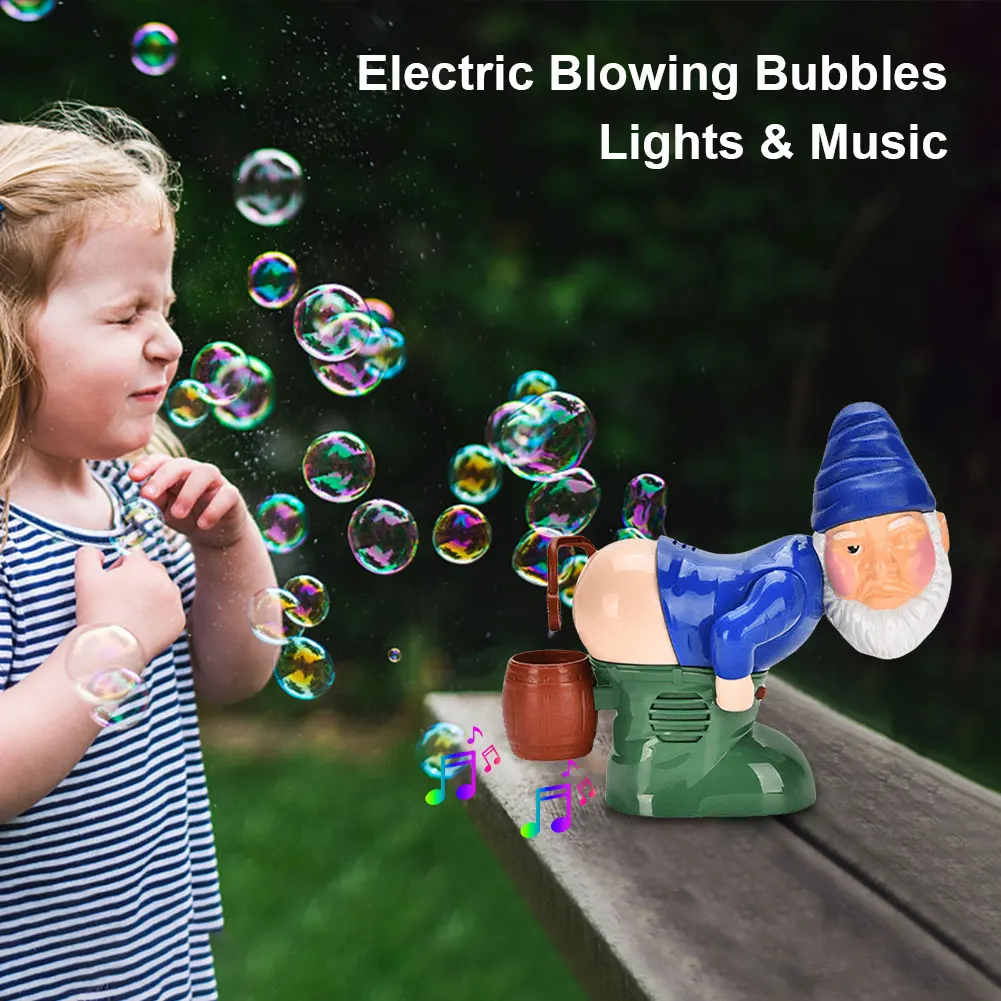 Christmas Fart Bubble Blower with Music & Light Santa Claus Bubble Maker Automatic Bubble Blower Xmas New Year Ornament view 5