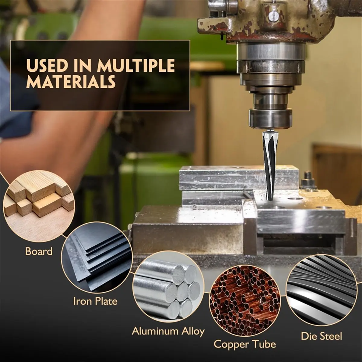 

2026 + 7 Degree Ball Joint Tapered Reamer, Tapered Ball Joint Reamer, High-Speed Tool Steel Tapered Ball Joint Reamer