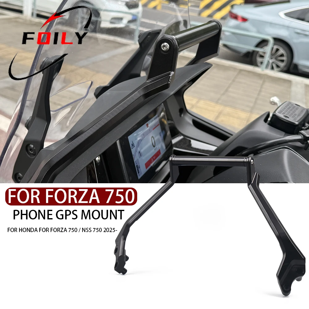 2025+ For FORZA 750 Motorcycle GPS Mount Bracket For Honda FORZA750 NSS 750 Supporto Expansion Mobile Phone Navigation Holder 2