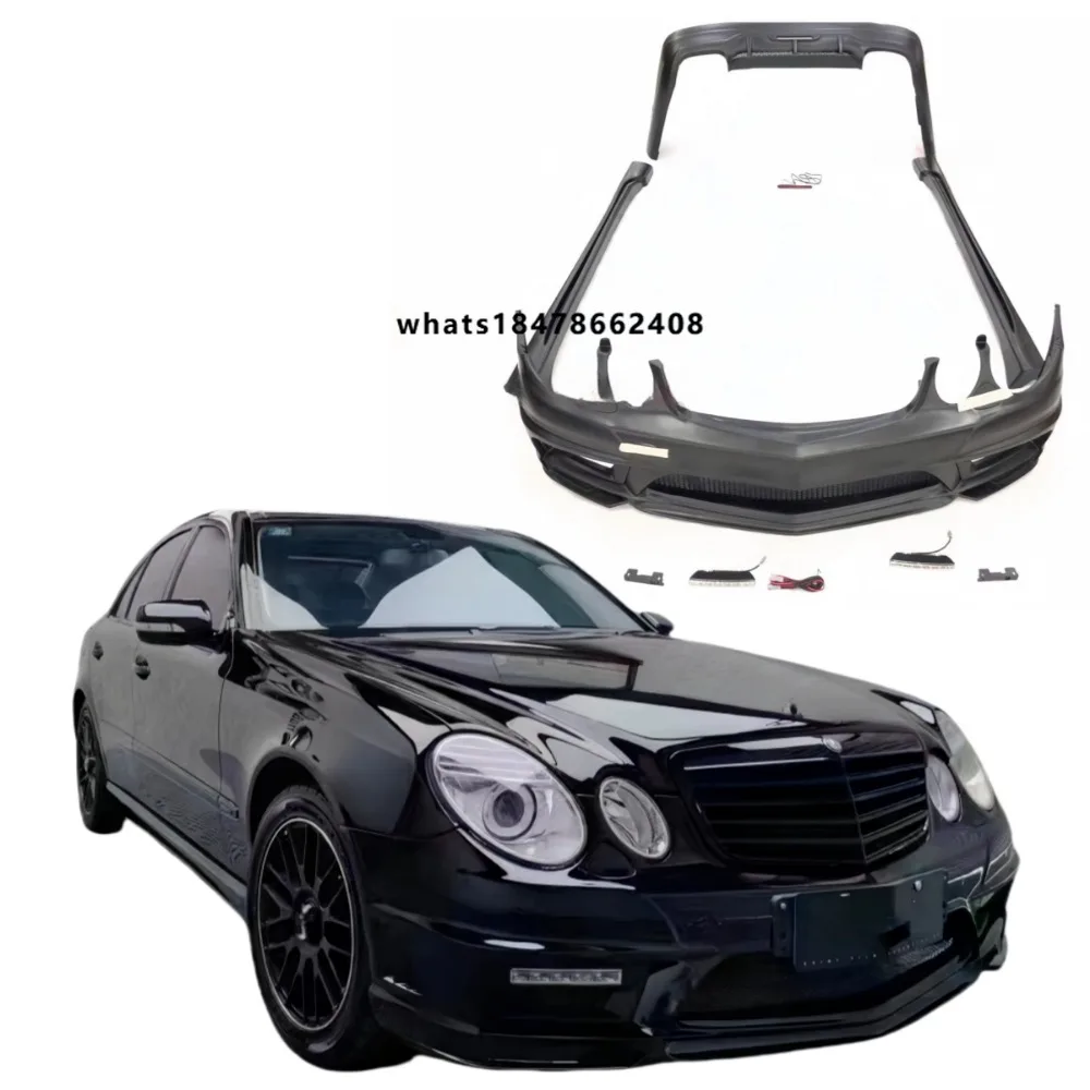 E-Class W211 Upgrade WALD Body Kit Front Bumper Rear Bumper Side Skirt Tail Throat