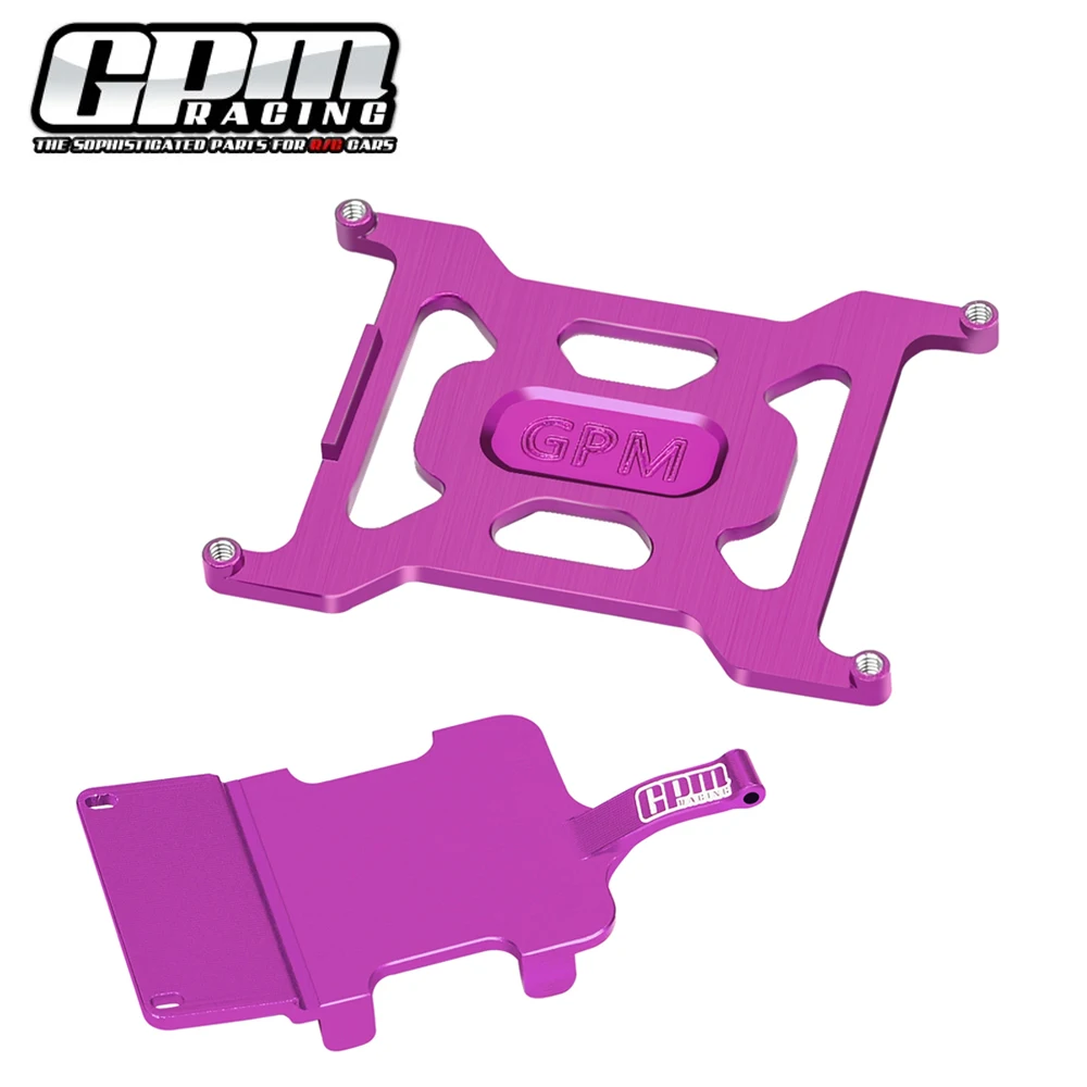 GPM Metal Aluminum Alloy Battery Holder & ESC RECEIVER Mount for LOSI 1/24 Micro-B 2WD Buggy RTR LOS00007 Upgrade Accessories