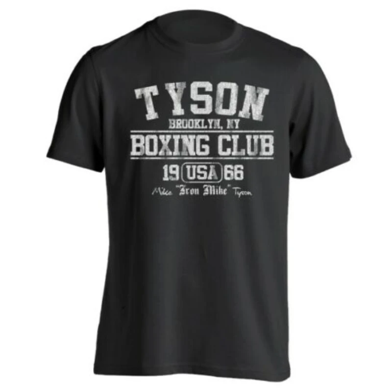 

Tyson Boxing Club 80s Retro Iron Mike T-Shirt Short Sleeve Casual 100% Cotton O-Neck Summer Mens T-shirt Size S-3XL