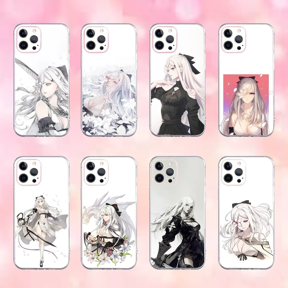 

Game D-Drakengard Zero Phone Case For iPhone 16e,16,15,14,13,12,11 Plus,Pro,Max,XR,XS,X,Plus,SE,Mini Transparent Soft Cover