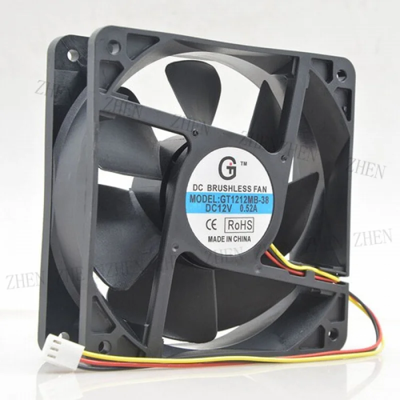 Y 1 قطعة GT1212MB-38 12 سنتيمتر 12 فولت 0.52A 12038 ارتفاع حجم الهواء الهيكل مروحة #2