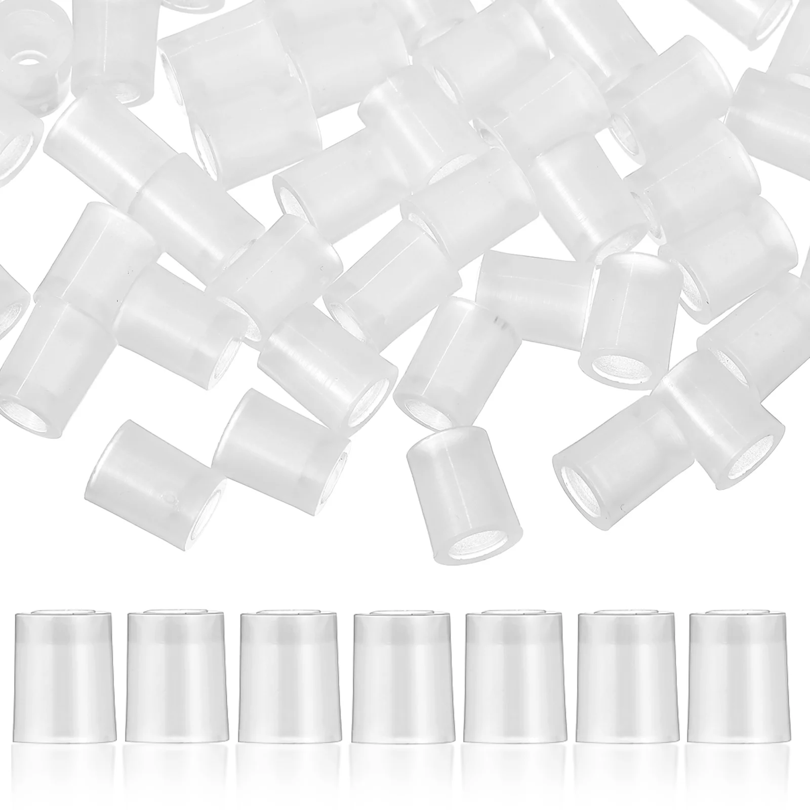 

100Pcs Syringe Dispenser Adapter Perfume Conversion Head Liquid Transfer Refill Pump Tool Perfume Syringe Adapter