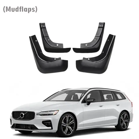 2012 2013 2014 2015 2016 2017 2018 2019-2023 FOR Volvo V60 Mudguard Fender Mud Flaps Guards Splash Mudflaps Car Accessories 4pcs 8 best selling volvo v60 model - №1