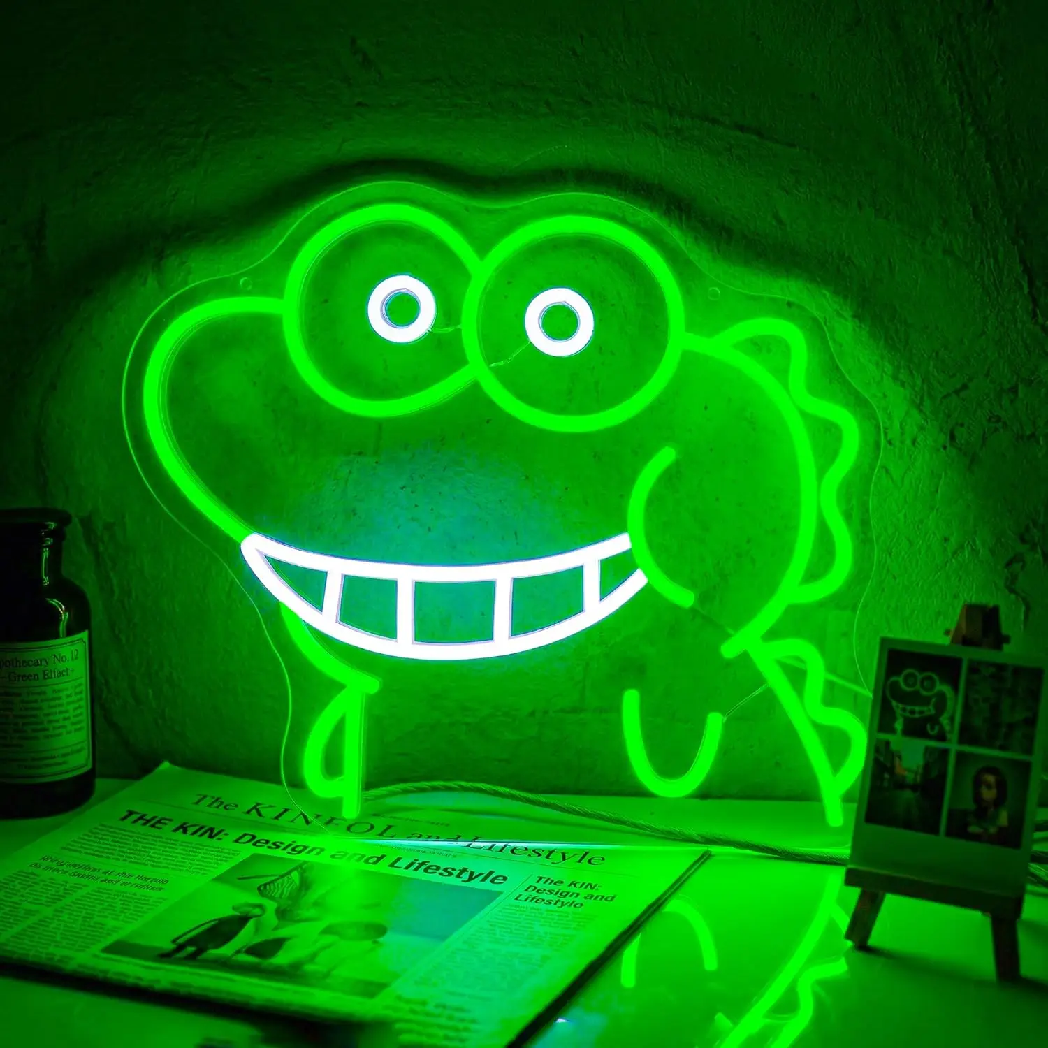 

Dinosaur Neon Sign USB Powered LED Neon Light for Kid Room Gaming Room Birthday Party Bar Bedroom Decoration Gift Art Wall Light