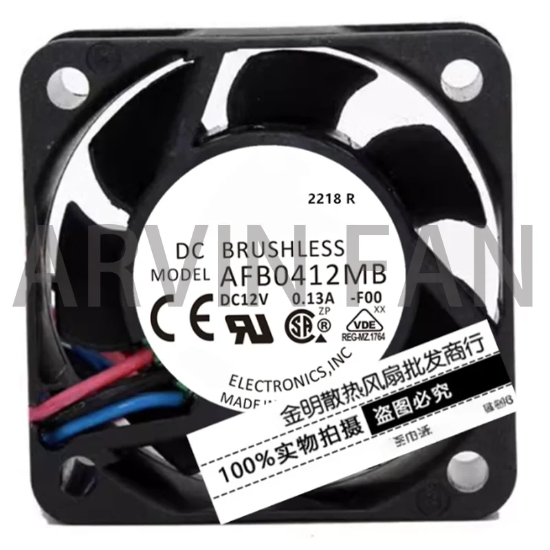 

Brand New AFB0412MB-F00 4015 4CM 12V 0.13A Large Air Volume Cooling Fan For Chassis