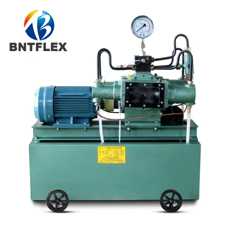 4DSY 25Mpa High-Pressure Pipeline Test Pump 380v 3Phase 1.5KW Four-Cylinder PPR Water Pipe Pressure Rubber Making Machinery