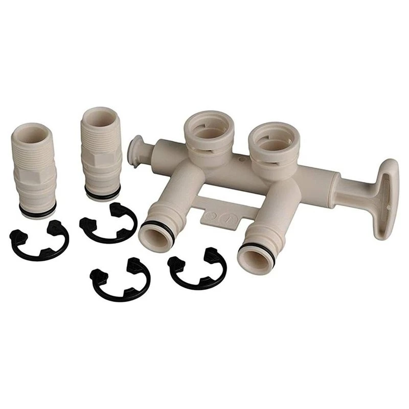 USER FRIENDLY-Water Softener Bypass Valve Assembly Kit Includes 7345388, 2 Adapters, 4 Clips, And 4 O-Rings