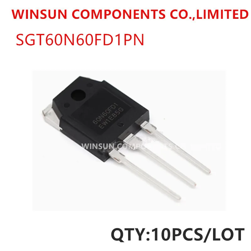 100% New Original SGT60N60FD1PN SGT60N60FD1 60N60FD1 TO-247 IGBT Tube For Welding Machine 60A 600V