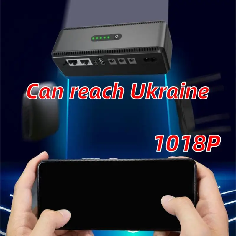 

Mini UPS Uninterruptible Power Supply - DC Backup Power For Routers And Modems With Built-in Adapter POE 8800mah 10400mah