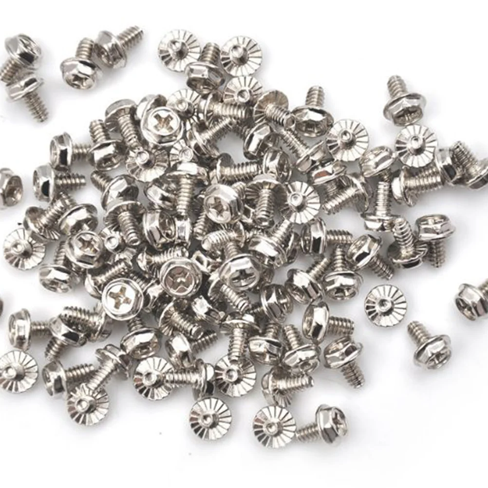 100 PCS Pci Screw Fastener for Maintaining Power Supply Repairing Round Head Replacement Computer Accessory Slot