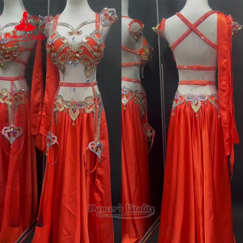 Belly Dance Mejance Pop Romantic Gala Show Set Customize Adult&Children Contest Costumes Oriental Dancing Wear Dancer's Vitality
