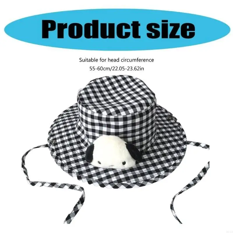 

Spring Sunproof Caps Stylish Stuffed Dolls Fisherman Hat Women Outdoor Headwear 964A