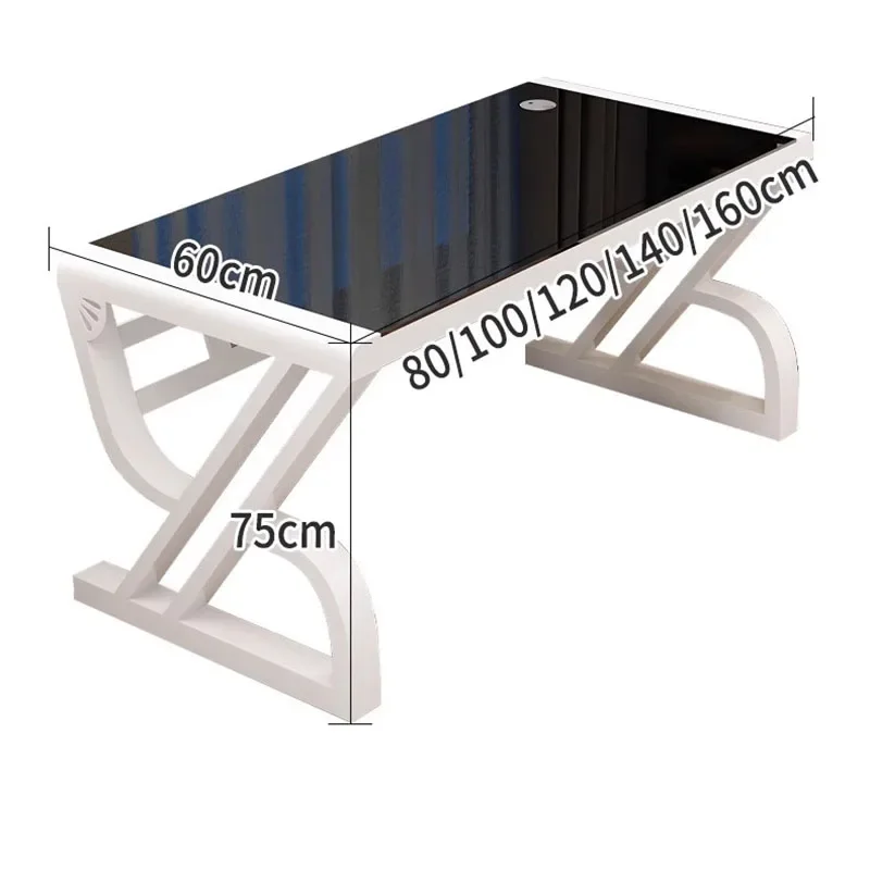 Acrylic Table Computer Pc Desk Science Bureau Shaped Chair Gamer Mini Electric Standing Extendable Gaming Accessories Drawer