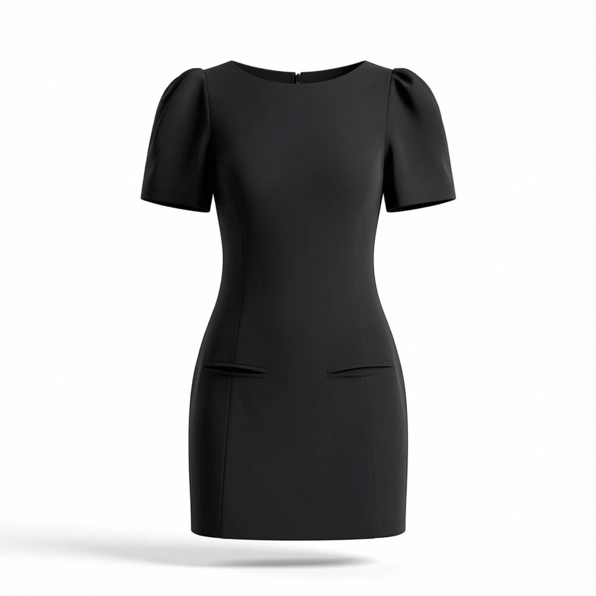 

Withered 2026 Spring New European And American Style Fashion Short Sleeve Folded Pocket Dress