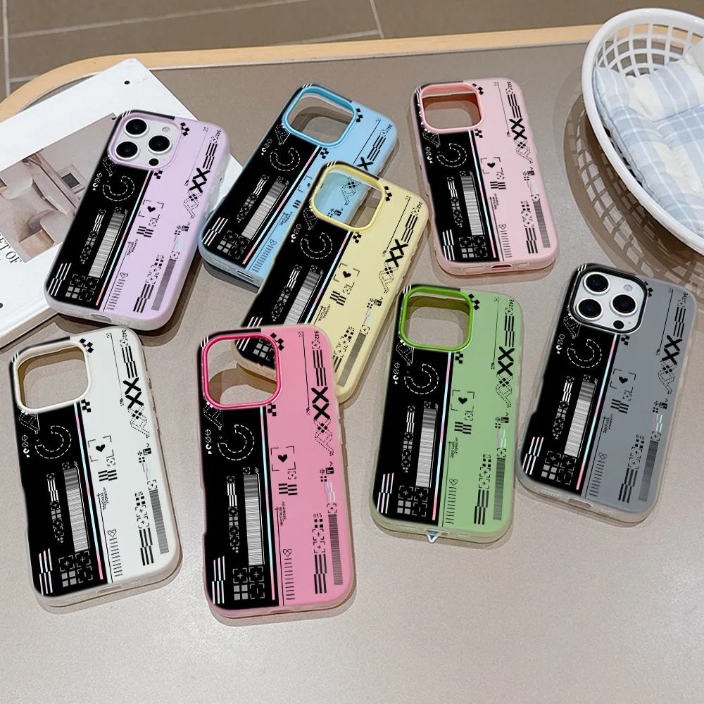 حار لعبة مكافحة سترايك CS GO سيليكون ماتي اللون 2 في 1 جراب هاتف آيفون 17 الهواء 16e 16 15 14 13 زائد 12 11 برو X XR ماكس