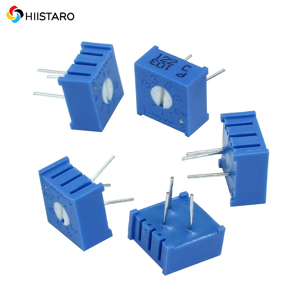 10Pcs 3362P Top Adjust Trimmer Potentiometer 10K 103 Carbon Film Variable Resistor for PCB Circuit Debug DIY Electronic Projects
