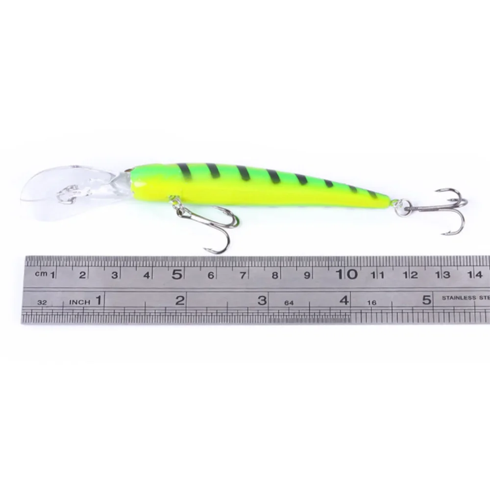 12cm 10g Minnow Bandits Fishing Wobbler Lure Artificial Hard Bait Trolling Jerkbait Pike Carp Walleye Bass Lures