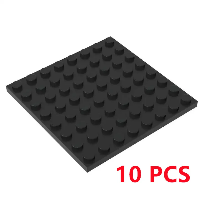 10 Pcs/lot Buildings Blocks 41539 Plate 8X8 Bricks DIY Assmble Collections Bulk Modular GBC Toy For High-Tech MOC Set