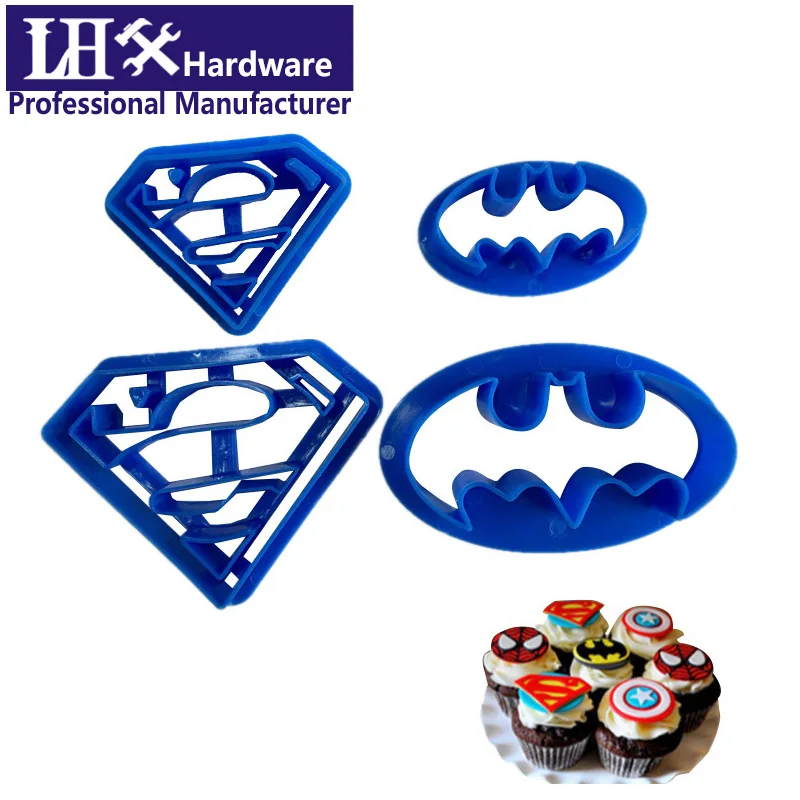 Super Hero and Fondant Cake Decorating Sugar Cookie Biscuit Cutter Pastry Bakeware Decoration Tools HP1120 G