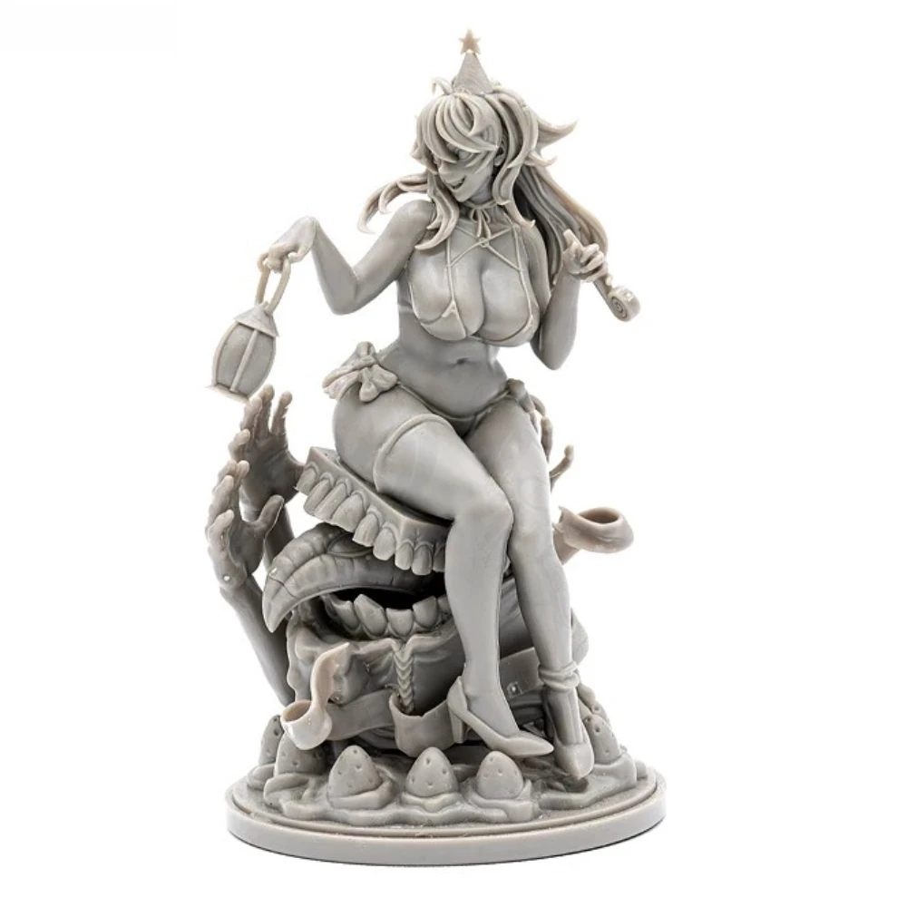 1/24 (75mm) Die-casting Resin Model Kit, GK， Resin White Mold Unpainted