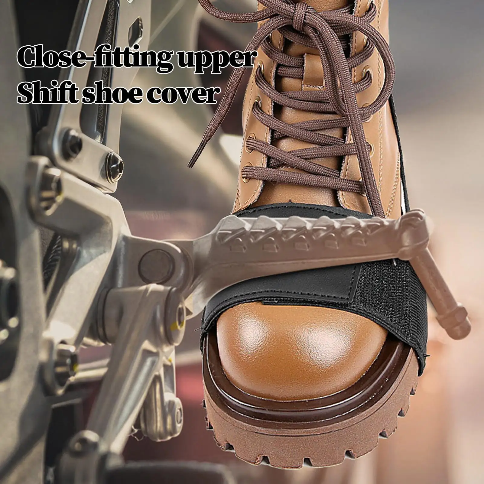 

Motorcycle Motorbike Shift Pad Anti-Slip Motorcycle Shifter Cover Cycling Equipment For Autumn Winter Adventure Racing Garage