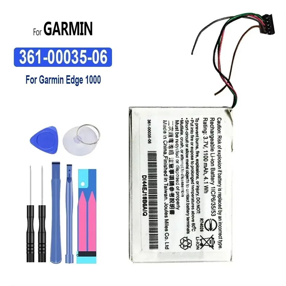 Battery 3610003506 For Garmin Edge EXPLORE 1000 Approach G8 GPS Navigator 361-00035-06 DI44EJ18B60HK Bateira 1100Mah