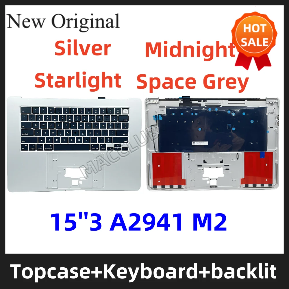 A2941 keyboard with topcase for Macbook Pro retina 15.3