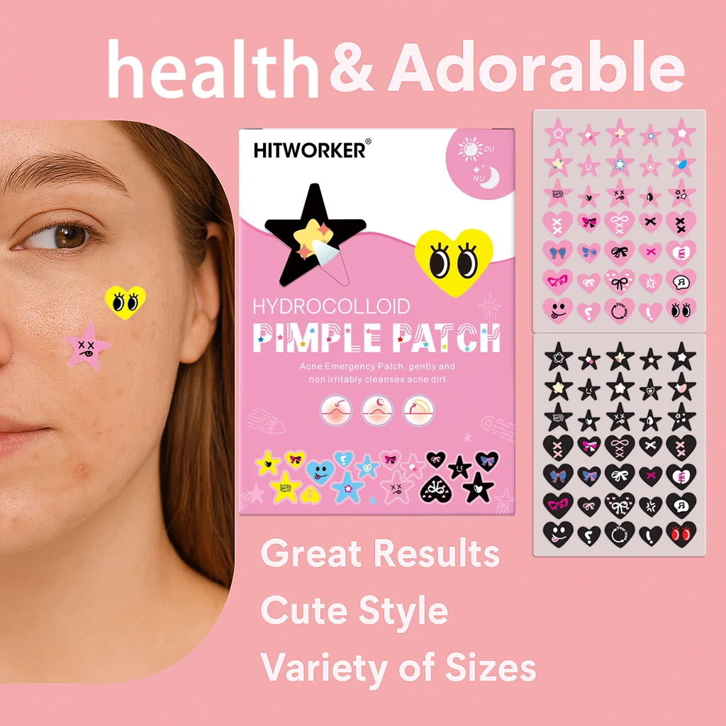 Invisible Waterproof Hydrocolloid Acne Patch for Facial Cleansing Care Essence Tool Accessory Suitable for All Skin Types