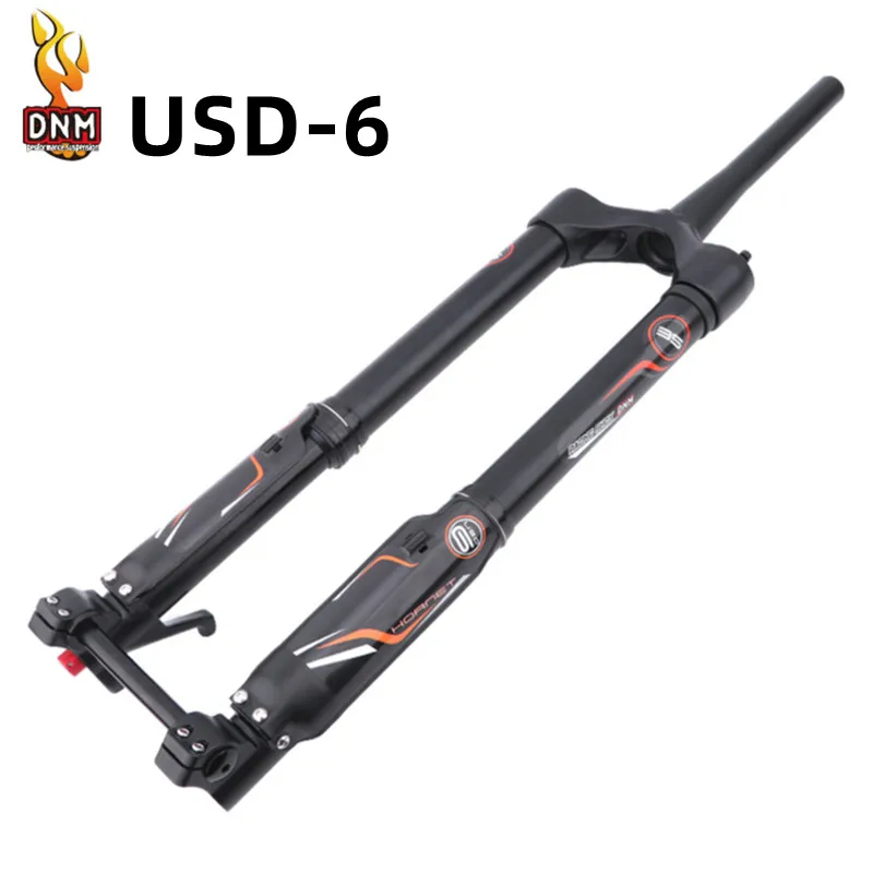 DNM USD-6 USD-6S FAT 26/27.5 Inch Snow Front Fork 15x150MM Mountain Bike Suspension   110x15MM USD6 Stroke 160mm 