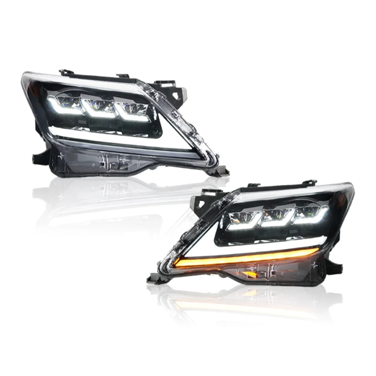 

Car Stylings For Lexus LX570 Headlights 2009-2015 LED Projetor Head Lamp Daytime Running Light Automotive Accessories