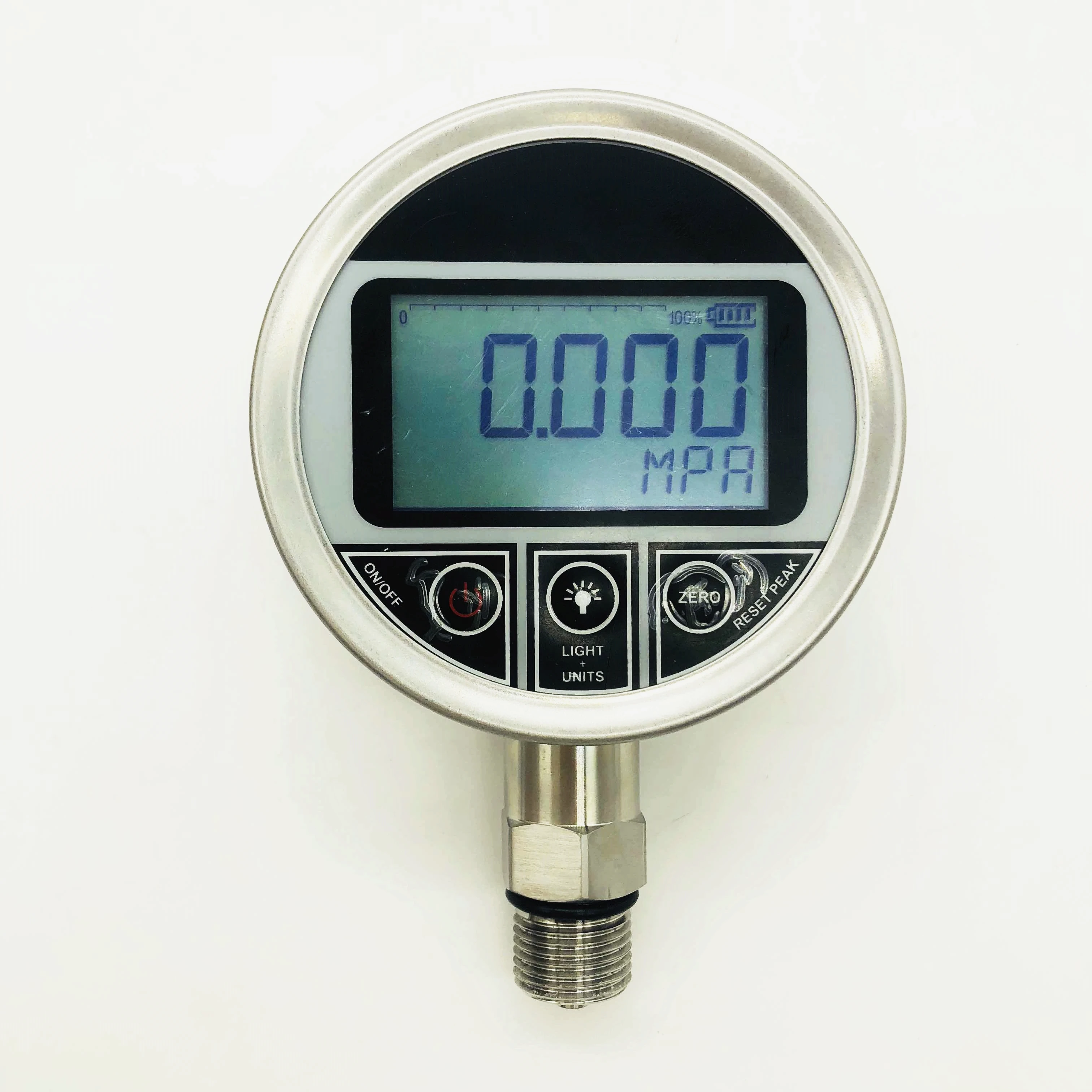 High temperature Digital Hydraulic Oil  Pressure Gauge with alarm