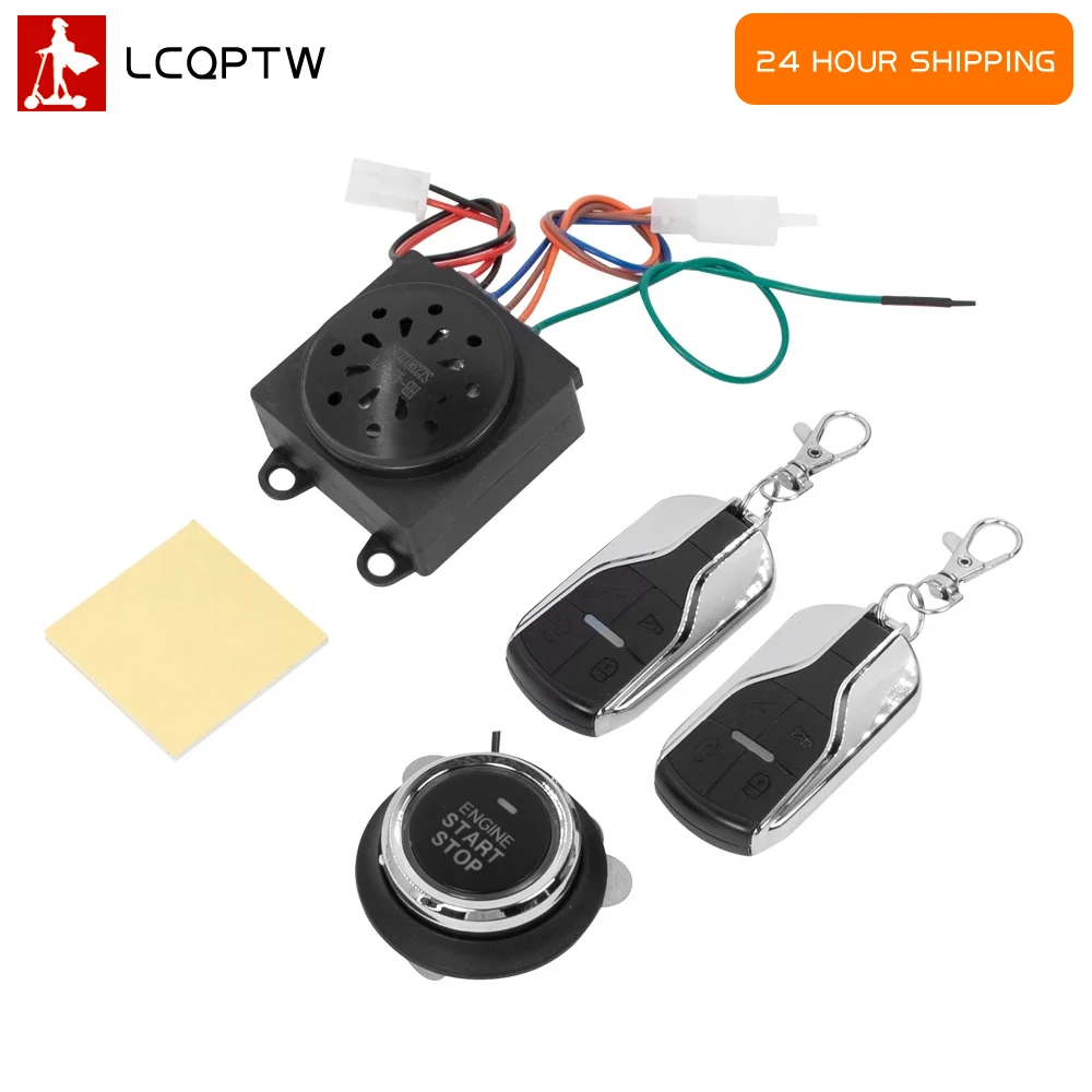 

Anti-theft Device Remote Control for Citycoco Electric Scooter Kickscooter Modified 36V-72V One-key Start Lock Alarm Parts