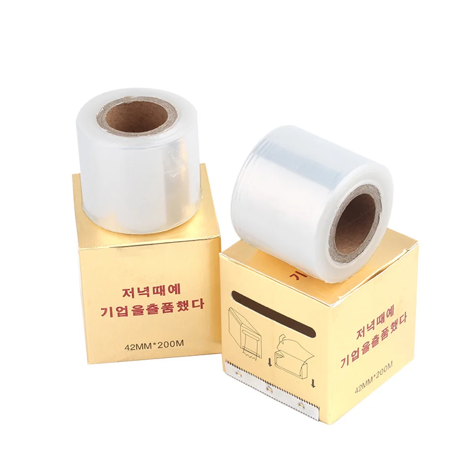 1 Roll Embroidery Eyebrow Plastic Wrap Tool, Eyebrow Floating Lip Cover Film, Disposable Cover Film