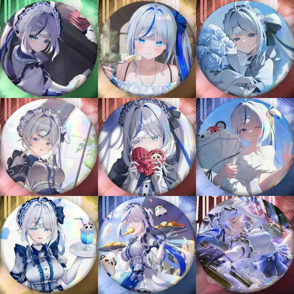 StelLive Aokumo Rin Game Badge Tinplate Meme Round Brooch for Hat Bag Creative Lapel Jewelry Accessories Gifts
