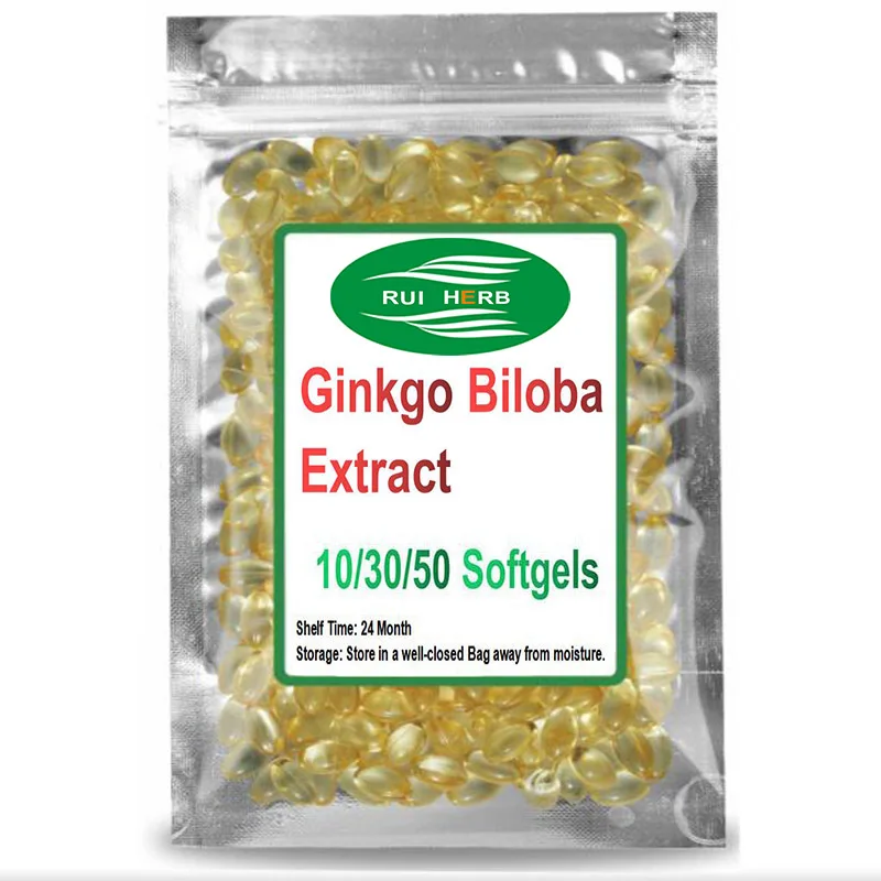 1Pack 270PCS, Ginkgo Biloba Standardized 24/6 Extract Softgel