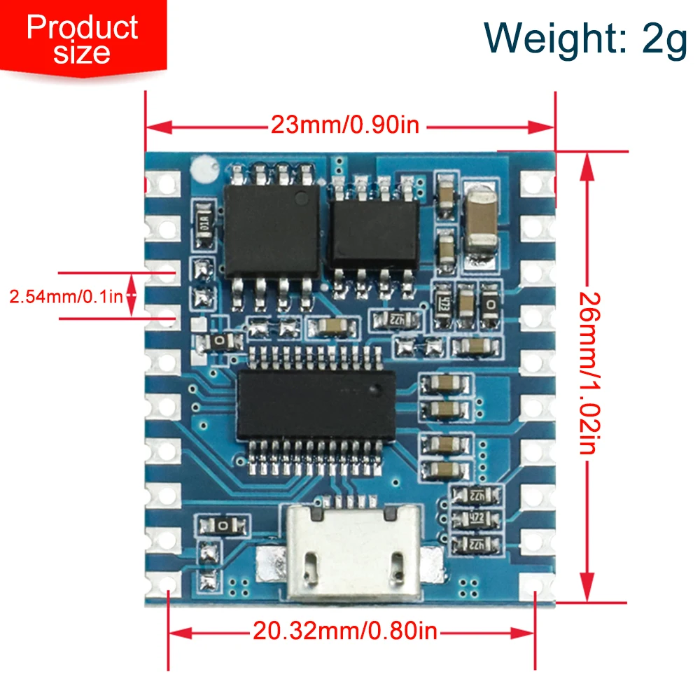 Il modulo di controllo della riproduzione vocale attiva i Trigger del segmento di controllo della porta seriale MP3 Storage integrato IO Trigger