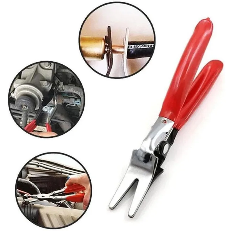 Automobile Tubing Oil Pipe Separation Clamp Joint Tightening Pliers Fuel Filters Hose Tube Buckle Removal Tools Car Pipe Tool