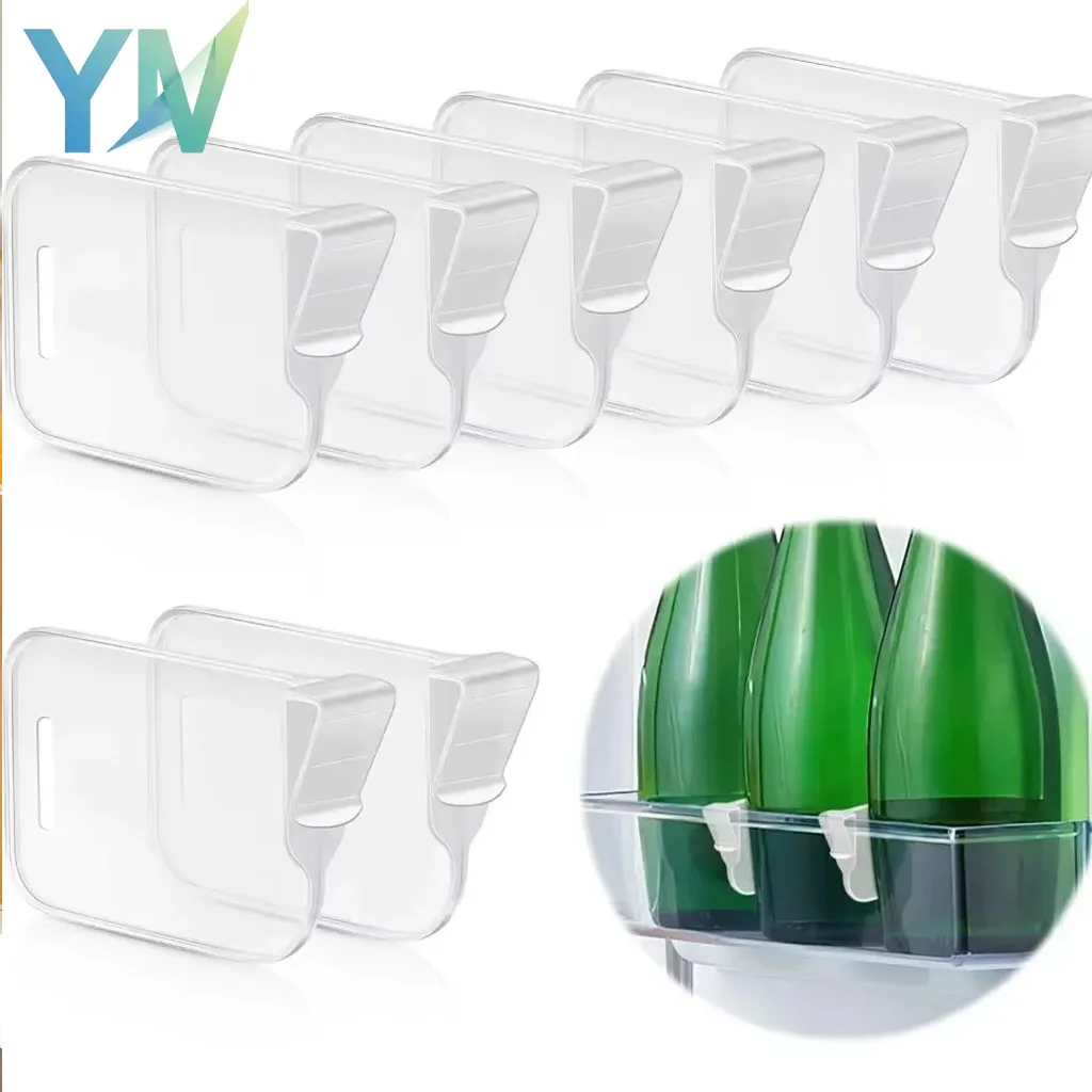 

5-80PCS Refrigerator Organizer Adjustable Divider for Fridge Shelves Drawers Food Storage Kitchen Declutter Kit