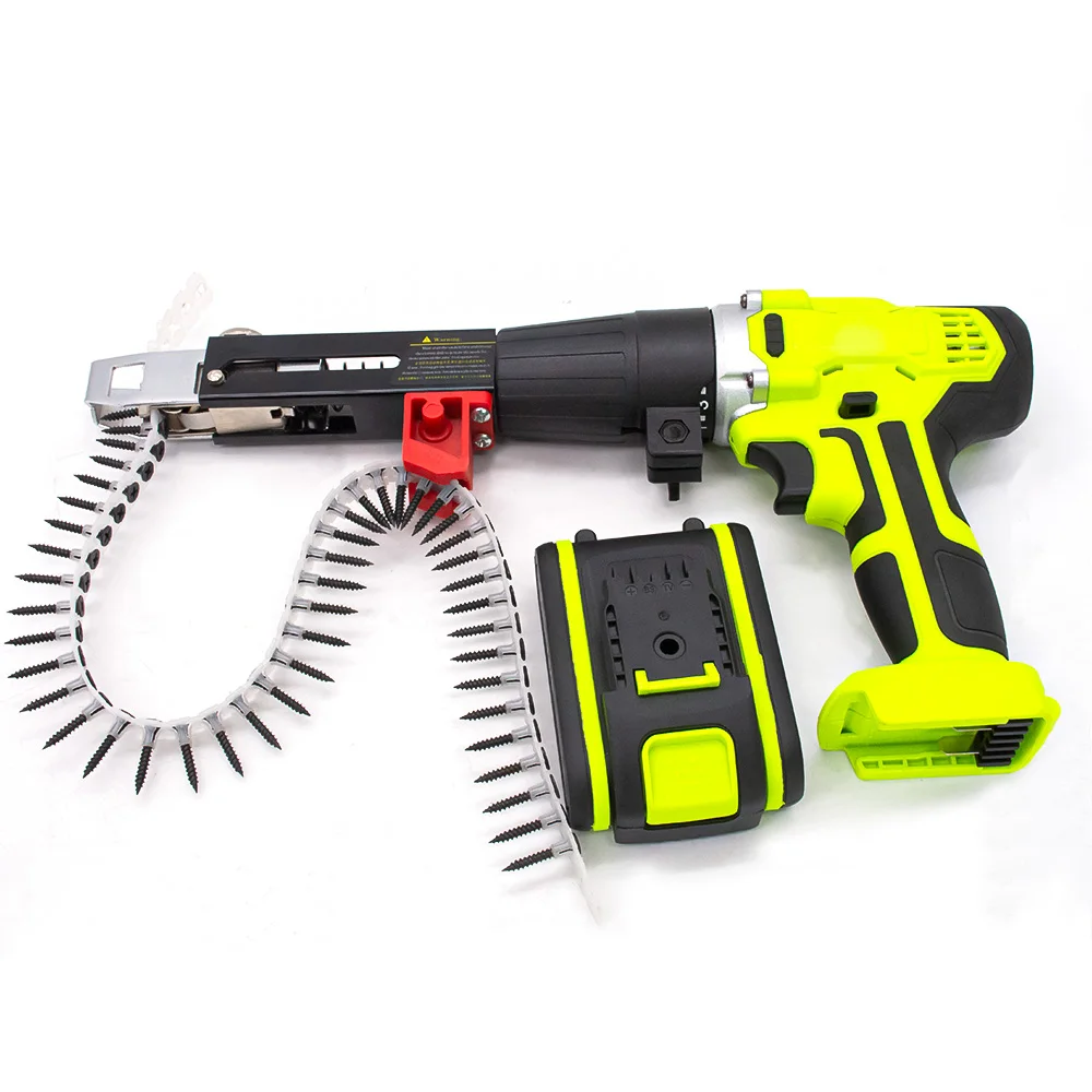 Lithium Battery Cordless Nailer Gun for Concrete Wall Nail Gun Machine Electric Tapping Screw Nailgun