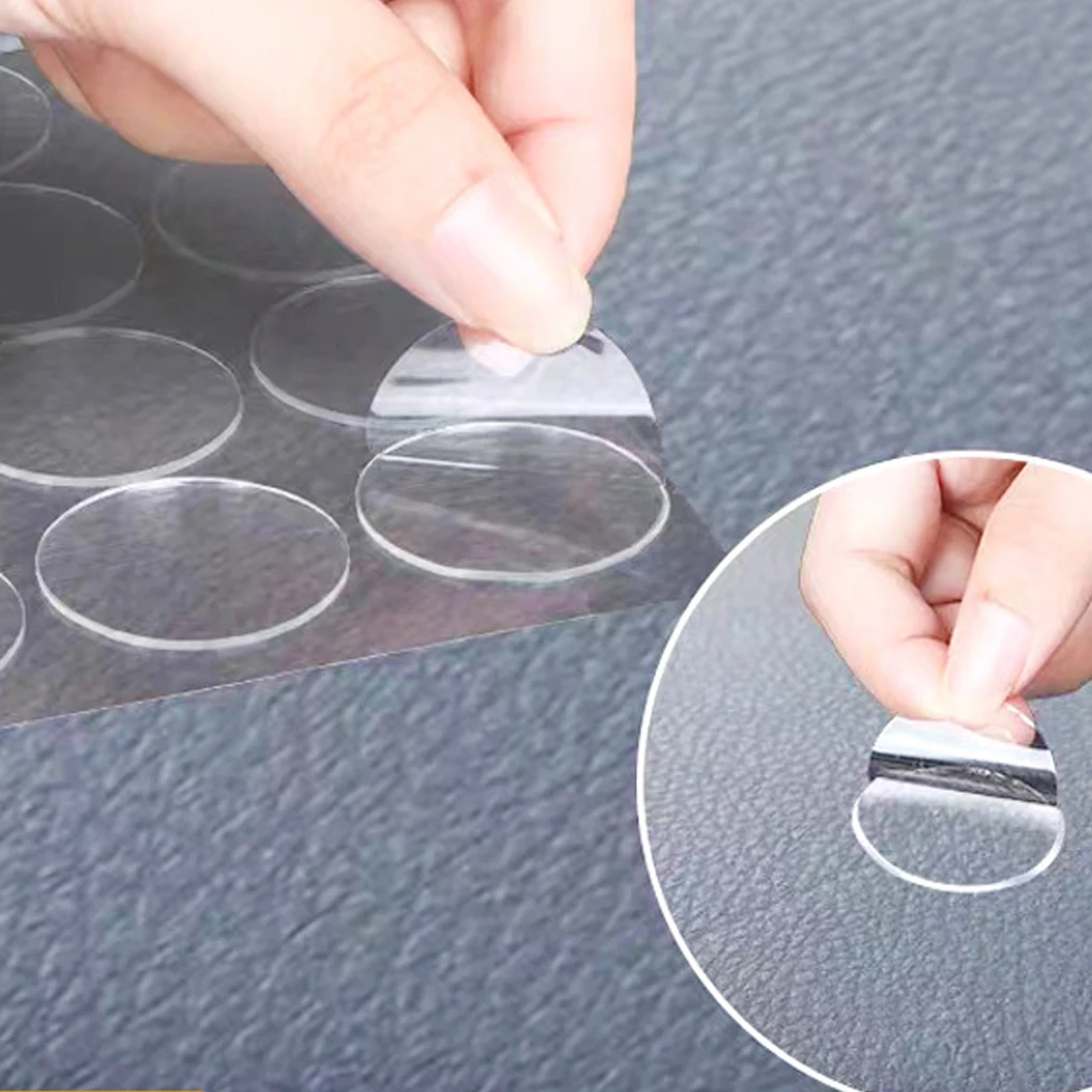 White Versatile Round Adhesive Dots With Good Stickiness For Crafts Transparent Self Adhesive Dots