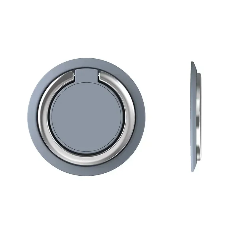 Magnetic Metal Phone Ring Holder 360 Rotatable Finger Grip Universal Mobile Phone Stand Portable Car Mount Bracket Practical view 6