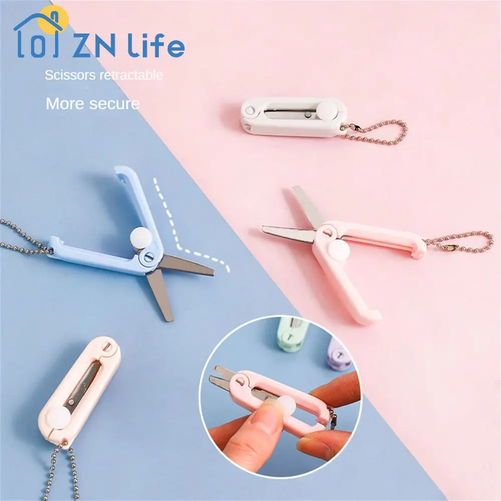 Portable Mini Tool Safety Anti-rust Water Proof Tool Adjustable Multifunction Universal Stainless Steel Home Scissors Fold Mini