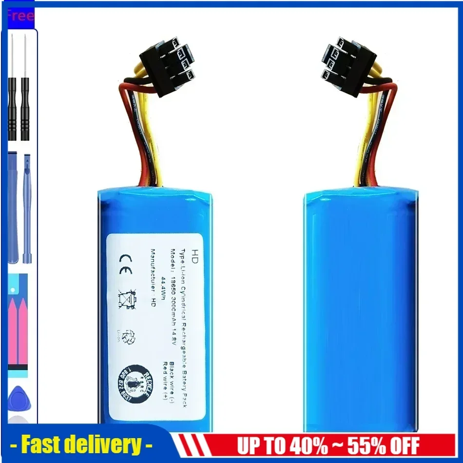 

Battery 2800mAh For Proscenic Cocoa Smart 780T,790T 880L,Summer P1S P2S P3 Jazz Kaka Robot Cleaner Rechargeable 14.8V