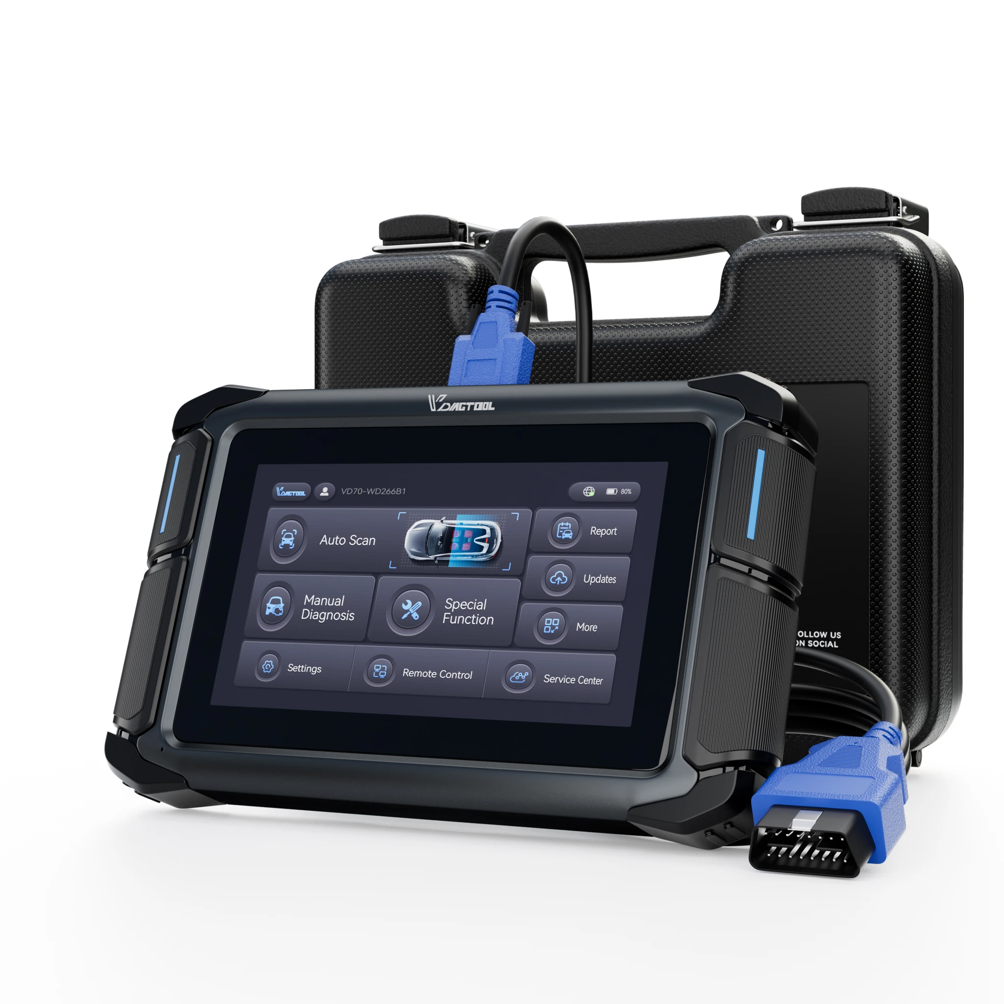 

VD70 New 2 Scanner Automobile Diagnostic Device Diagnosis Machine for Cars All Vehicle
