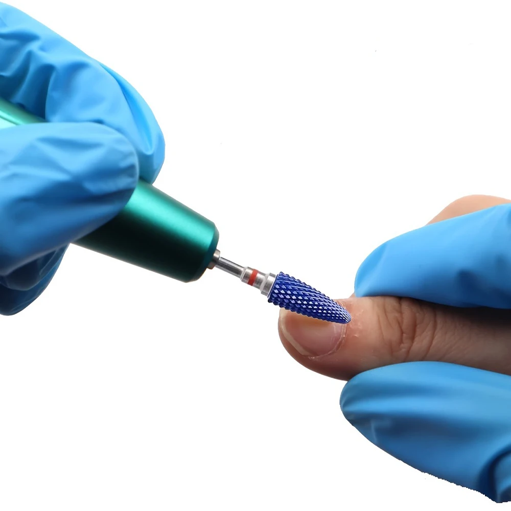 1 قطعة أو 5 قطع لقم مثقاب أظافر سيراميك، مناسبة لتلميع الأظافر وإزالة البشرة وتلميع الأظافر وأدوات الأظافر #6